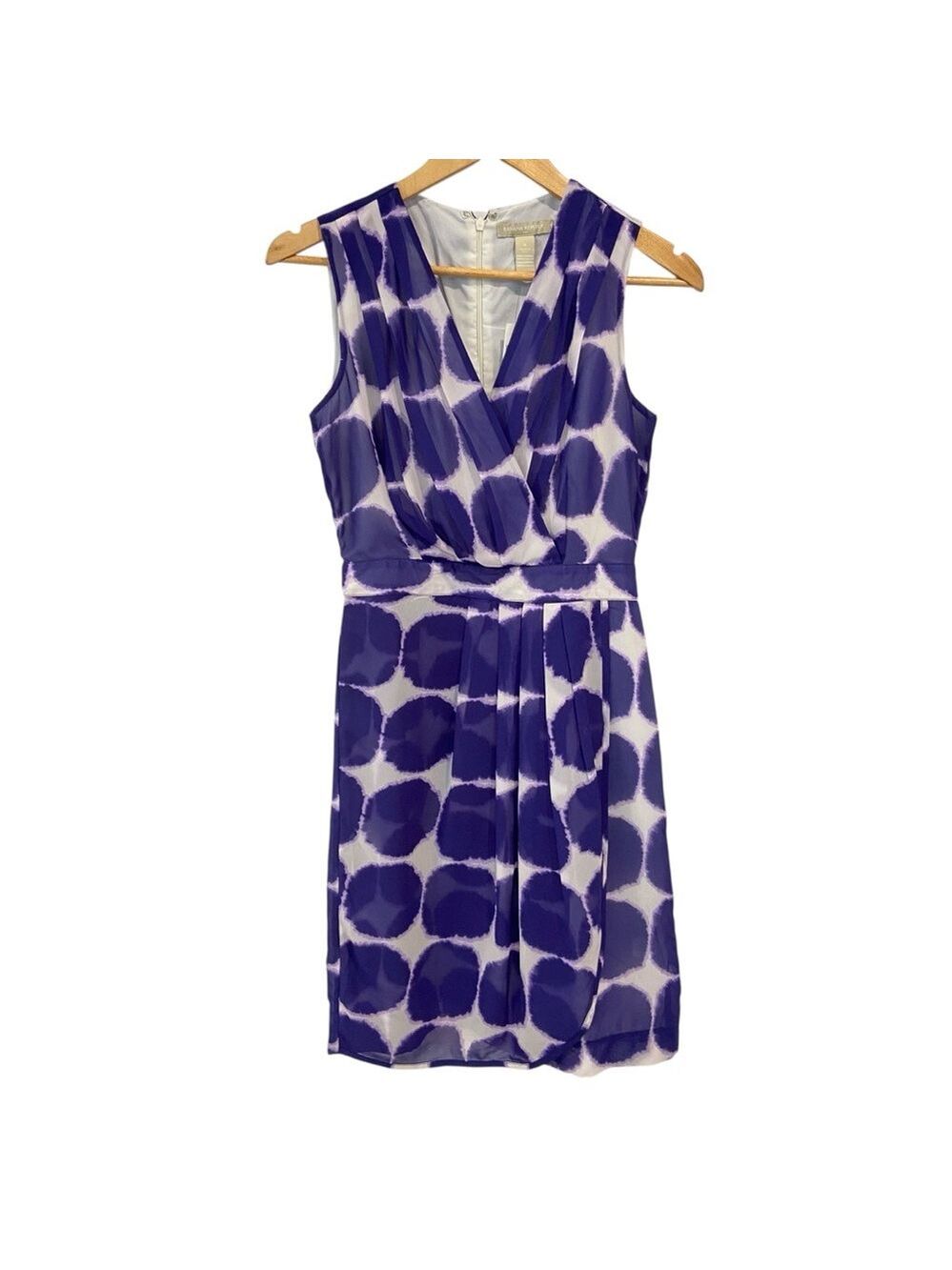 Banana Republic NWT sheath dress flowy lightweight wrap V neckline sleeveless 0 - Picture 4 of 13